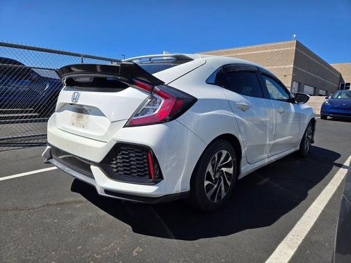 White 2017 Honda Civic LX