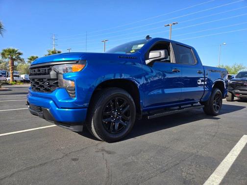 Glacier Blue Metallic 2024 Chevrolet Silverado 1500 Custom