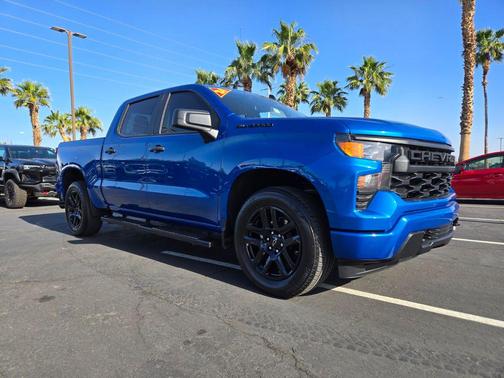 Glacier Blue Metallic 2024 Chevrolet Silverado 1500 Custom