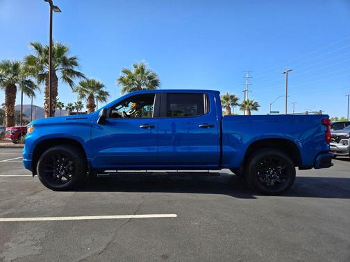 Glacier Blue Metallic 2024 Chevrolet Silverado 1500 Custom