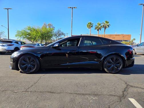 Solid Black 2021 Tesla Model S Plaid