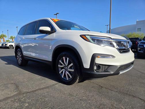 Platinum White Pearl 2022 Honda Pilot 2WD EX-L