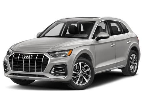 White 2022 Audi Q5 45 S line Premium Plus