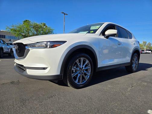 Snowflake White Pearl Mica 2021 Mazda CX-5 Grand Touring