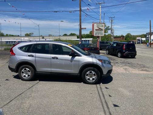 Alabaster Silver Metallic 2014 Honda CR-V LX