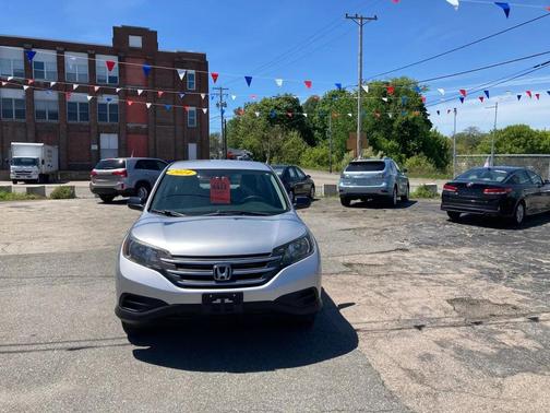 Alabaster Silver Metallic 2014 Honda CR-V LX