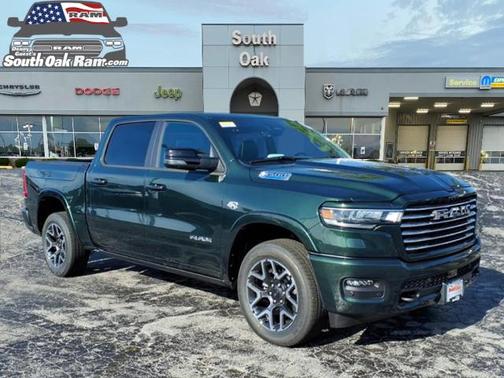 Serrano Green Metallic 2026 RAM 1500 Laramie