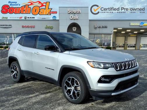 Silver Zynith Metallic Clearcoat 2024 Jeep Compass Limited