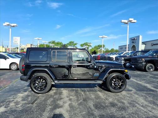 Black Clearcoat 2025 Jeep Wrangler 4xe Sahara