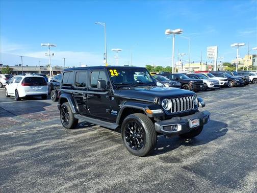 Black Clearcoat 2025 Jeep Wrangler 4xe Sahara
