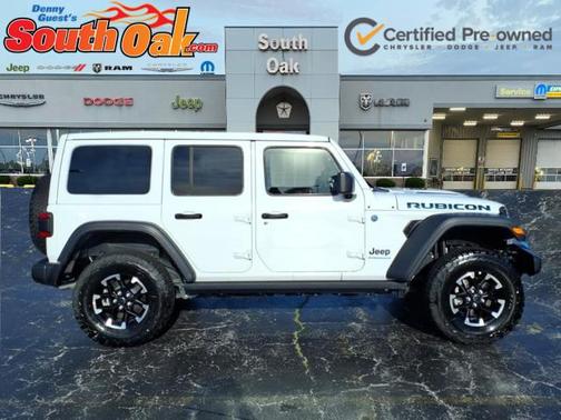 Bright White Clearcoat 2025 Jeep Wrangler 4xe Rubicon