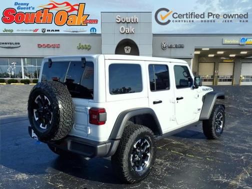 Bright White Clearcoat 2025 Jeep Wrangler 4xe Rubicon
