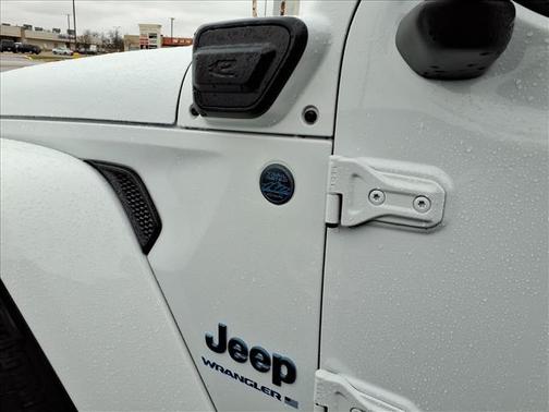 Bright White Clearcoat 2025 Jeep Wrangler 4xe Sahara
