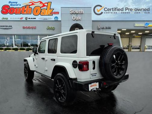 Bright White Clearcoat 2025 Jeep Wrangler 4xe Sahara
