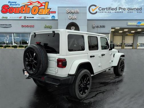 Bright White Clearcoat 2025 Jeep Wrangler 4xe Sahara