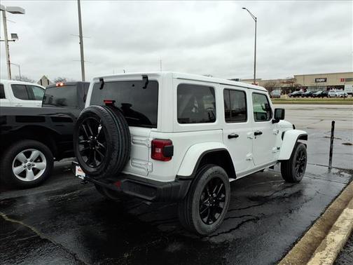 Bright White Clearcoat 2025 Jeep Wrangler 4xe Sahara