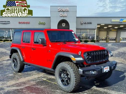 Firecracker Red Clearcoat 2026 Jeep Wrangler Willys