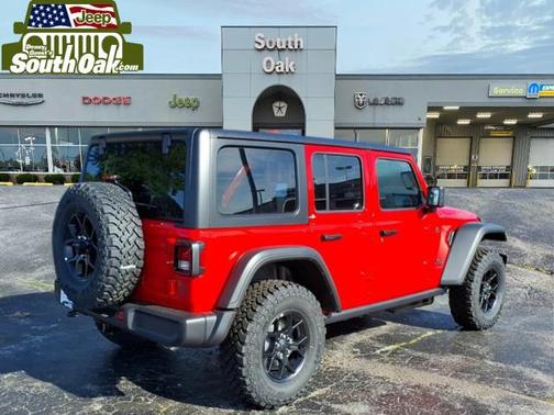 Firecracker Red Clearcoat 2026 Jeep Wrangler Willys