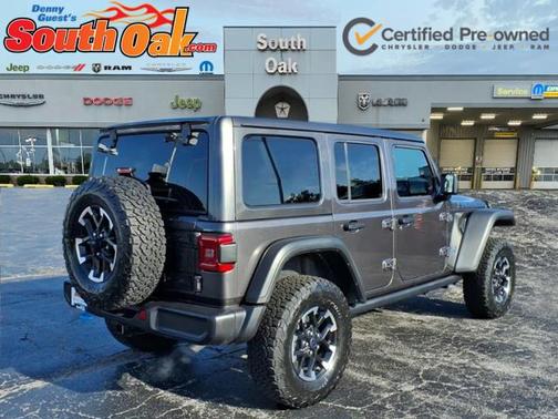 Granite Crystal Metallic Clearcoat 2025 Jeep Wrangler 4xe Rubicon