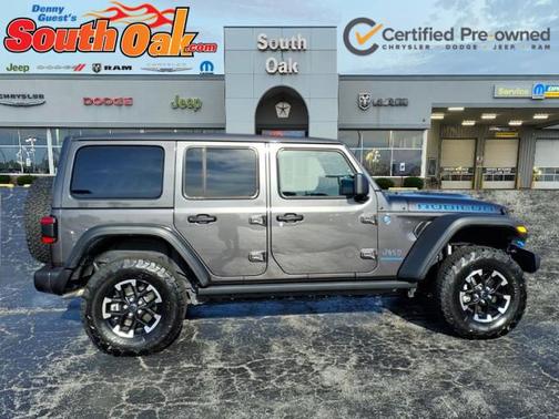 Granite Crystal Metallic Clearcoat 2025 Jeep Wrangler 4xe Rubicon