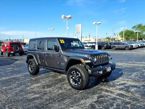Granite Crystal Metallic Clearcoat 2025 Jeep Wrangler 4xe Rubicon