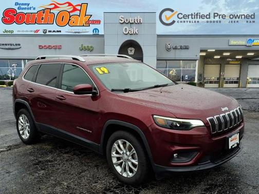 Velvet Red Pearlcoat 2019 Jeep Cherokee Latitude