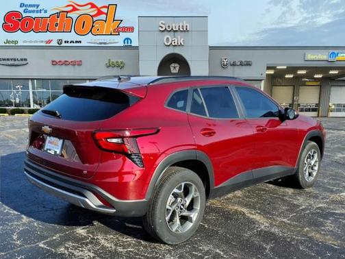 Crimson Metallic 2025 Chevrolet Trax LT