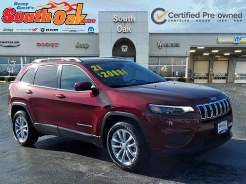 Velvet Red Pearlcoat 2021 Jeep Cherokee Latitude