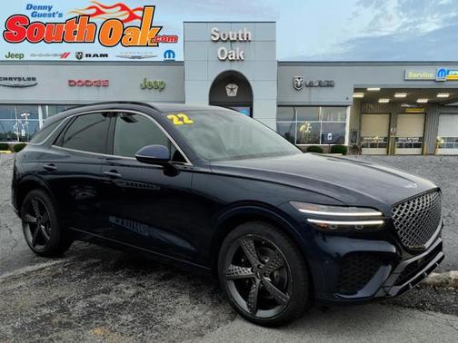 Adriatic Blue 2022 Genesis GV70 3.5T AWD Sport