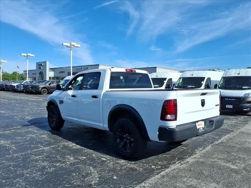 Bright White Clearcoat 2024 RAM 1500 Classic Warlock Crew Cab 4x4 5'7' Box