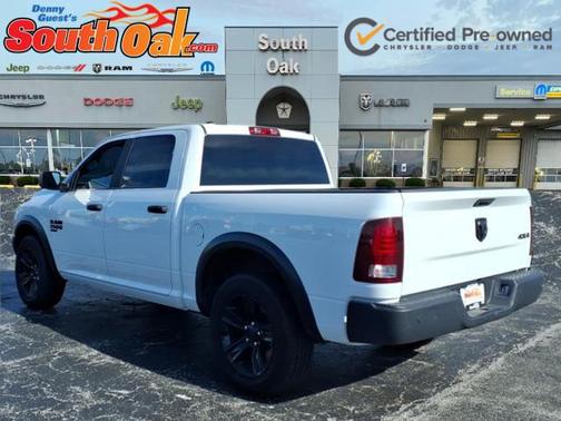 Bright White Clearcoat 2024 RAM 1500 Classic Warlock Crew Cab 4x4 5'7' Box