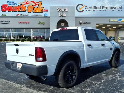 Bright White Clearcoat 2024 RAM 1500 Classic Warlock Crew Cab 4x4 5'7' Box