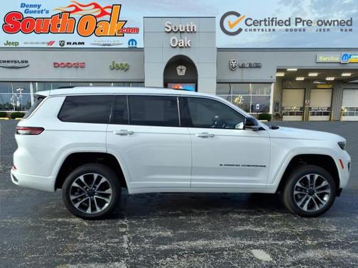 Bright White Clearcoat 2023 Jeep Grand Cherokee L Overland