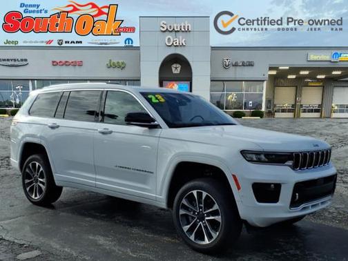 Bright White Clearcoat 2023 Jeep Grand Cherokee L Overland