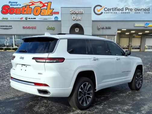 Bright White Clearcoat 2023 Jeep Grand Cherokee L Overland