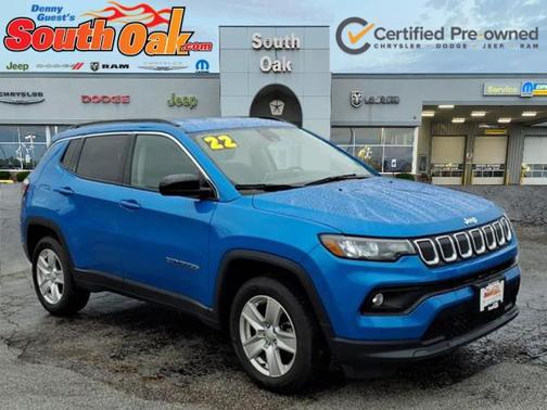 Laser Blue Pearlcoat 2022 Jeep Compass Latitude