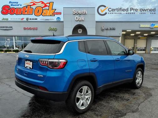 Laser Blue Pearlcoat 2022 Jeep Compass Latitude
