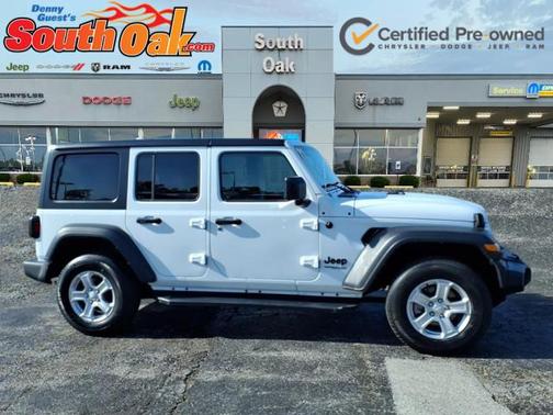 Bright White Clearcoat 2022 Jeep Wrangler Unlimited Sport