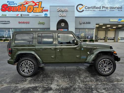 Sarge Green Clearcoat 2024 Jeep Wrangler 4xe High Altitude