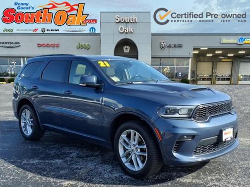 Reactor Blue Pearlcoat 2021 Dodge Durango GT Plus
