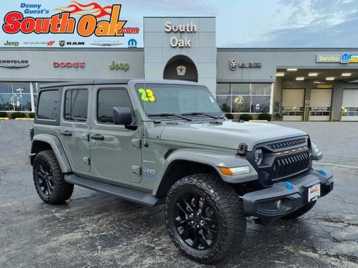 Sting-Gray Clearcoat 2023 Jeep Wrangler 4xe Sahara