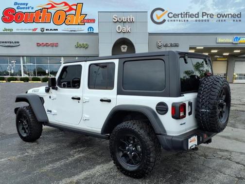 Bright White Clearcoat 2025 Jeep Wrangler 4xe Willys