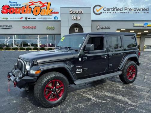 Black Clearcoat 2021 Jeep Wrangler Unlimited Sahara