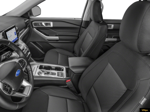 Iconic Silver Metallic 2024 Ford Explorer XLT