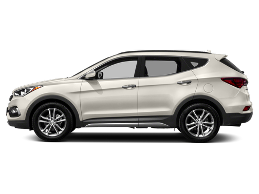 Pearl White 2018 Hyundai Santa Fe Sport 2.0L Turbo