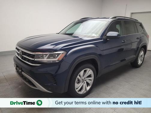 Tourmaline Blue Metallic 2022 Volkswagen Atlas 3.6L SE w/Technology