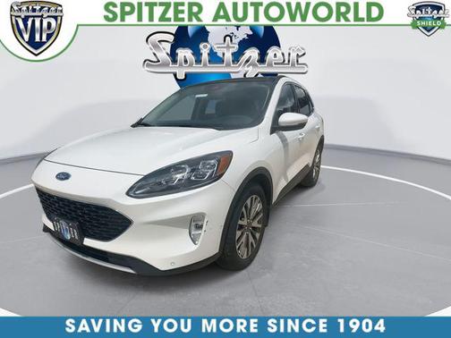 White Metallic 2020 Ford Escape Titanium