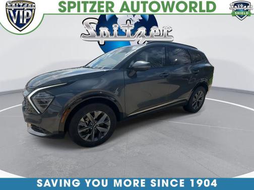 Gravity Gray 2025 Kia Sportage Hybrid SX-Prestige