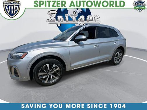 Silver Metallic 2023 Audi Q5 45 S line Premium Plus