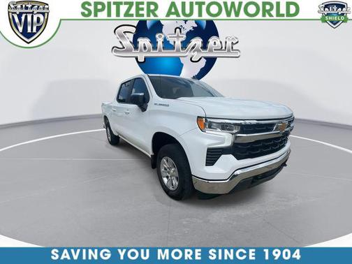 Summit White 2025 Chevrolet Silverado 1500 LT